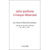 Lettre posthume à Francois Mitterand