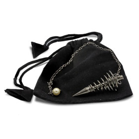 Pendule laiton couleur titane -- 12 g； 4 cm