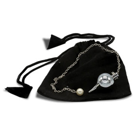 Pendule en laiton chromé -- 27 g； 3 cm