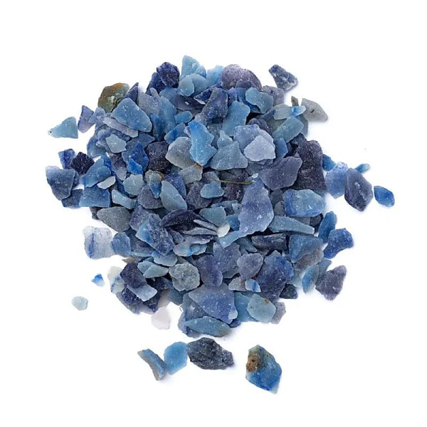 Chips Éclats de quartz bleu  -- ±0.5-1.5cm； ±700g
