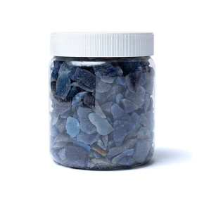 Chips Éclats de quartz bleu  -- ±0.5-1.5cm； ±700g