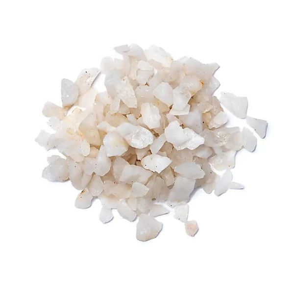 Chips Éclats de quartz laiteux  -- ±0.5-1.5cm； ±700g