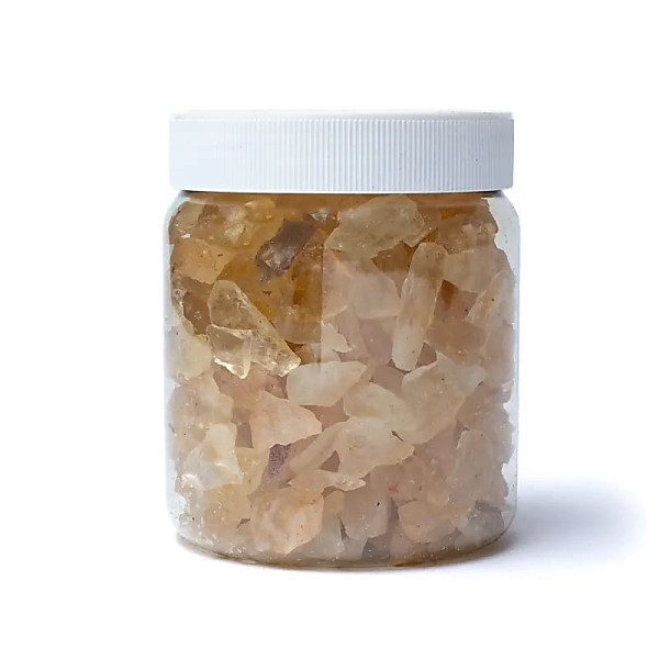 Chips Éclats de citrine (améthyste brûlée)  -- ±0.5-1.5cm； ±700g