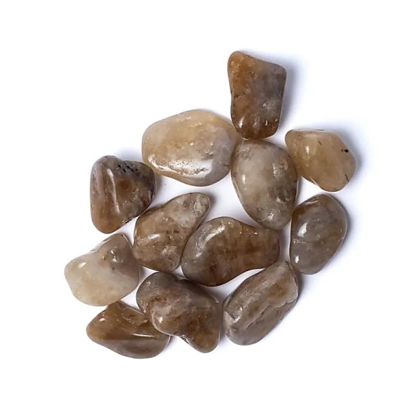 Citrine naturelle Pierres polies qualité A -- ±500g； ±3-4cm
