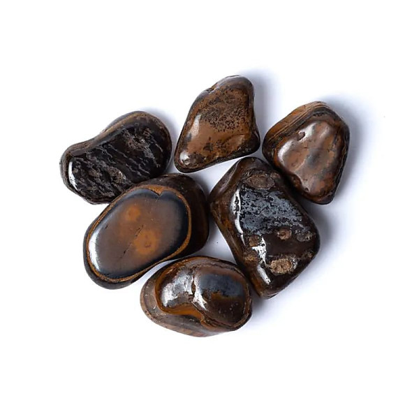 Oeil de tigre Pierres Polies de Qualité A -- ± 500g； ±4-6cm