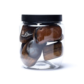 Oeil de tigre Pierres Polies de Qualité A -- ± 500g； ±4-6cm