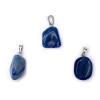 Pendentif Quartz bleu avec crochet -- ±1-3cm