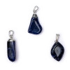 Pendentif Sodalite monture en métal -- ±2-3 cm