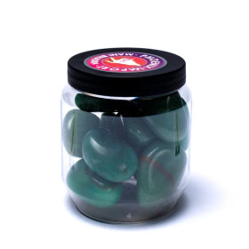 Quartz vert pierres polies de qualité A --±3-8cm； ±500g