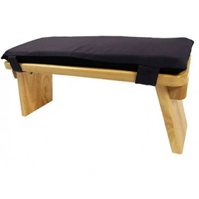 Coussin pour banc de méditation indigo avec rembourrage -- 48x17x3 cm