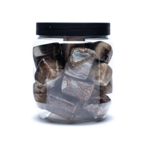 Aragonite brune Pierre polies Qualité A -- ±500g； ±2-3cm