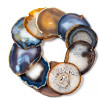 Fine Tranche d'Agate naturel -- 12-14cm
