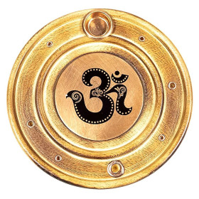 Brûleur de bâtons d'encens & cônes om -- 10 cm