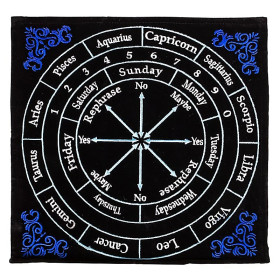 Tapis pendulaire astrologie -- 30x30 cm
