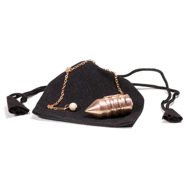 Pendule Atlantis laiton plaqué cuivre -- 43 g； 4 cm