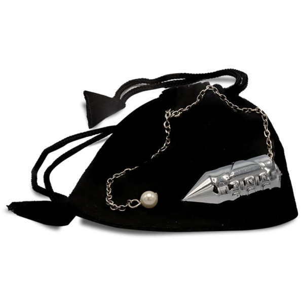 Pendule Atlantis en laiton chromé -- 44 g； 4 cm