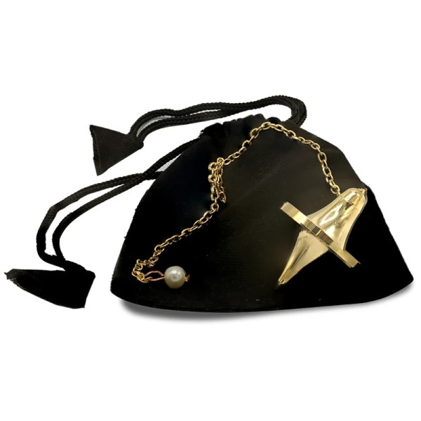 Pendule en laiton doré -- 26 g； 3.5 cm