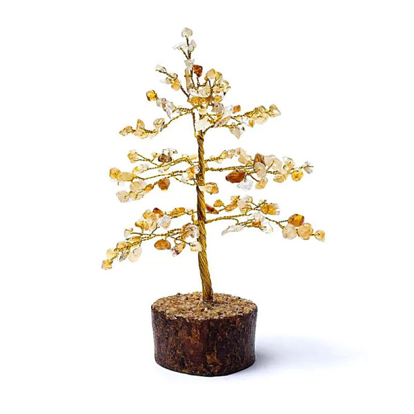 Arbre de citrines -- ±18cm