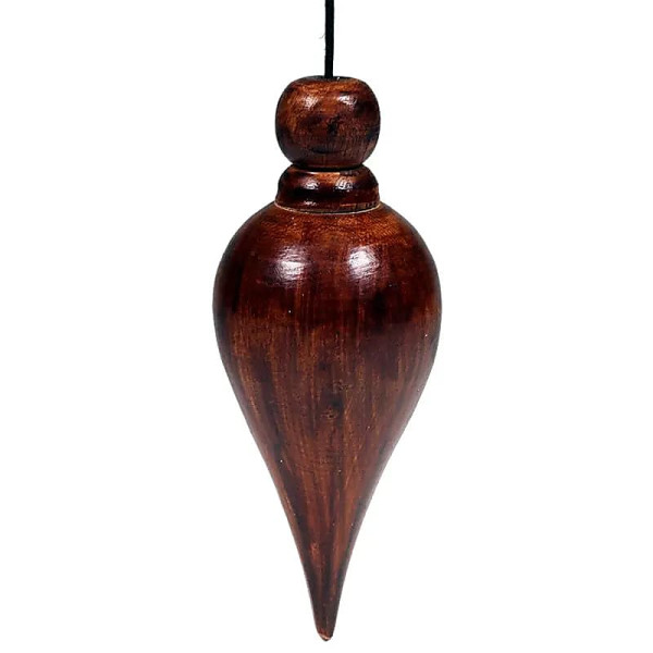 Pendule goutte d'eau en bois -- 14 g； 7 cm