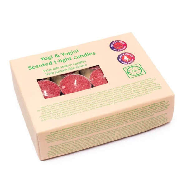 Bougies chauffe plat Fleur de vie parfum Rose -- 4x2 cm