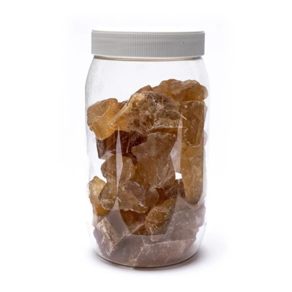 Calcite miel brute -- ±3-7cm； ±500g