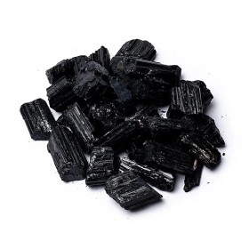 Tourmaline noire brute -- ±1000g； ±4-6cm
