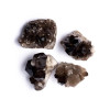 Druses de quartz fumé brutes -- ±400-600g； ±6-12cm
