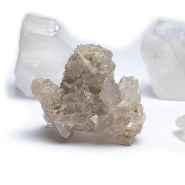 Druse de cristal de roche brut -- ±400-500g