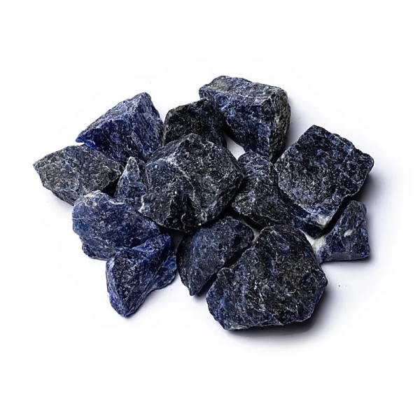 Sodalite brute -- ±1000g； ±4-6cm