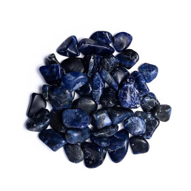 Sodalite pierre polie de qualité A -- ±2-5 cm； ±500 g