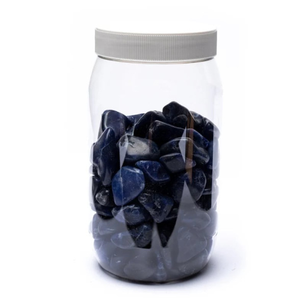 Sodalite pierre polie de qualité A -- ±2-5 cm； ±500 g