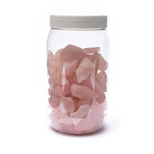 Quartz Rose Brut -- ±1-6cm； ±1000g