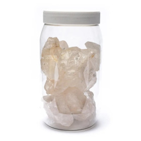 Cristal de Roche Brut -- ± 1000g； ± 3-5 cm