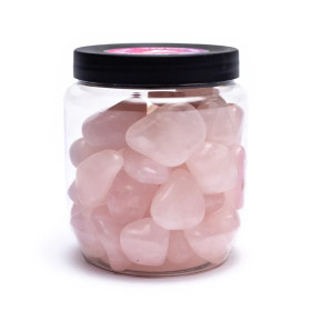 Quartz rose poli qualité AA -- ±2x3 cm； ±500 g
