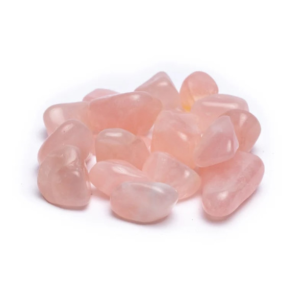 Quartz rose poli qualité AA -- ±2x3 cm； ±500 g