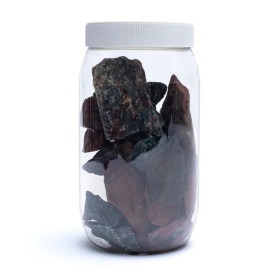 Pierre de sang brut (héliotrope) -- ± 3-8cm； ±1000g