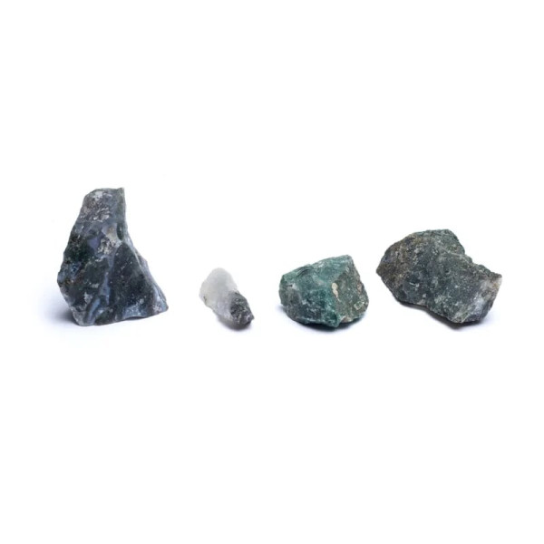 Agate mousse brute -- ± 3-8cm； ±1000g