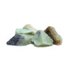 Nouveau jade brut (serpentine) -- ± 3-8cm； ±1000g