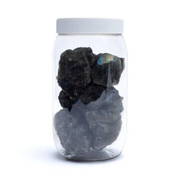 Labradorite brute -- ±3-8cm； ±1000g