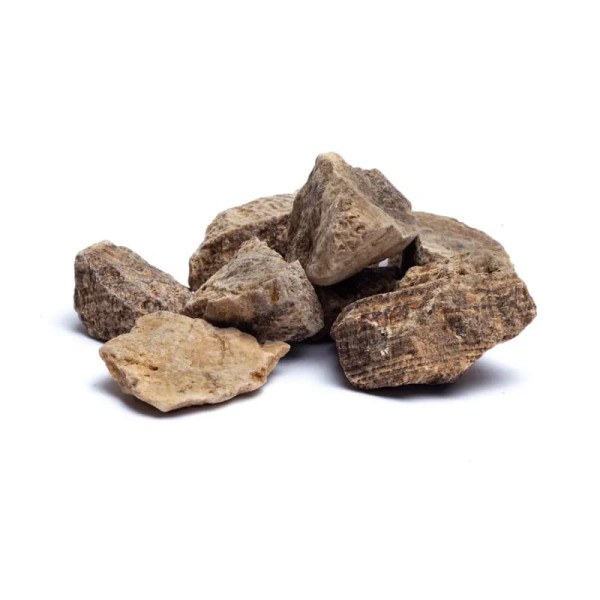 Aragonite rayée brute -- ± 3-8cm； ±1000g