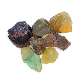 Fluorite arc-en-ciel brute -- ±3-8cm； ±1000g