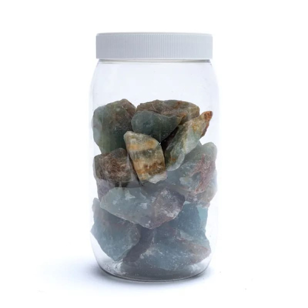 Calcite Aquatine brute -- ±3-8cm； ±1000g