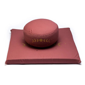 SET de méditation phases luneaires coton BIO (OCS) -- 65x65x5cm； ±2500g