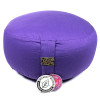 Coussin de méditation violet coton BIO (OCS) -- 33x17cm； ±2300g