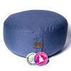 Coussin de méditation bleu ardoise coton BIO (OCS) -- 33x17 cm； ±2300 g