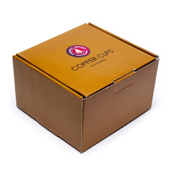 Gobelets en cuivre martelé -- 250 ml