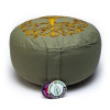 Coussin de méditation Arbre de vie coton BIO (OCS) -- 33x17 cm； ±2300 g