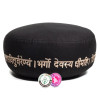 Coussin de méditation Gayatri mantra coton BIO (OCS) -- 33x17 cm； ±2300 g