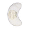 Coussin de méditation fleur de vie croissant coton bio (OCS) -- 37x17x13cm； ±1210g