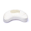 Coussin de méditation fleur de vie croissant coton bio (OCS) -- 37x17x13cm； ±1210g